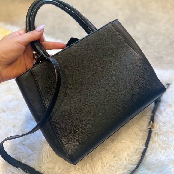 Fendi petite 2jours black leather tote - Picture 5 of 12